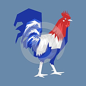 Gallic Rooster symbol of France Clip art