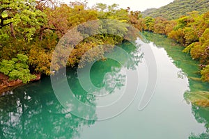 Gallinas river near xilitla in san luis potosi, mexico I