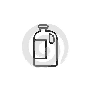 Gallon of milk line icon