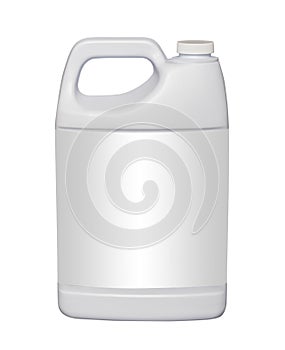 Gallon plastic jug, isolated