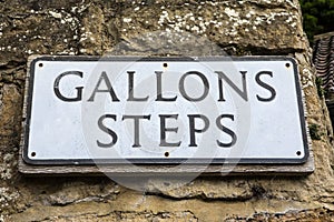 Gallons Steps in Knaresborough, Yorkshire