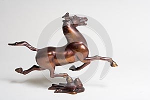 Galloping Horse Treading on a Flying Swallow