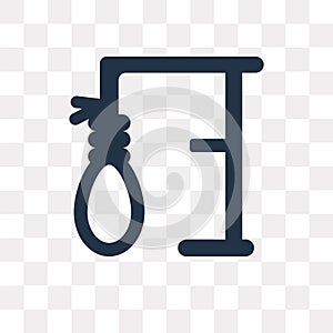 Gallow vector icon isolated on transparent background, Gallow t