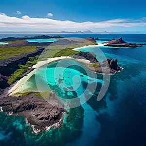 galpagos islands a view of the galpagos islands an archipelag photo