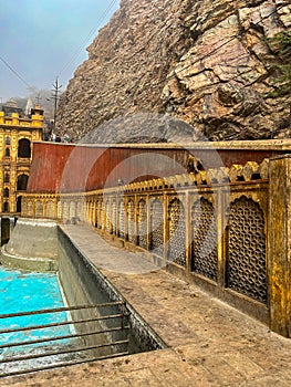 Galta Ji Hindu temple or Monkey temple near Jaipur, Rajasthan