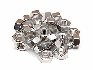 Galvanised hexagon nuts