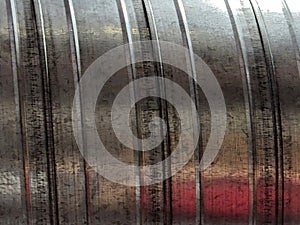 Galvanized sheet metal. Metallic background. Texture of galvanized iron