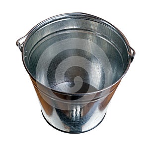 Galvanized steel bucket photo