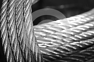 Galvanized wire rope photo