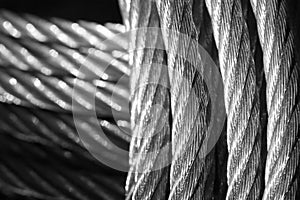 Galvanized wire rope photo