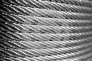 Galvanized wire rope photo