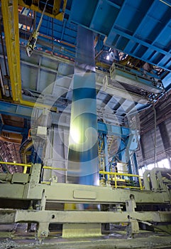 Galvanizing steel processing photo