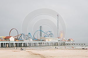 The Galveston Island Historic Pleasure Pier, in Galveston, Texas