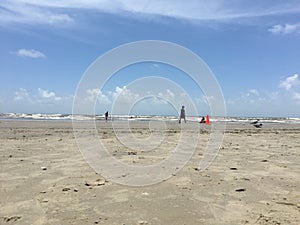 Galveston Texas beach
