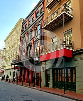 Galveston Texas downtown abandoned building