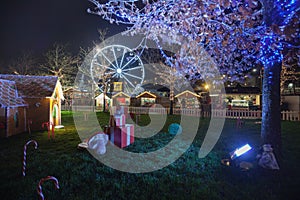 Galway Christmas Market at night