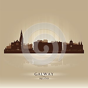 Galway Ireland skyline city silhouette