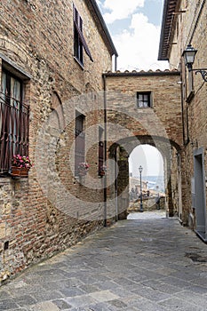 Gambassi Terme, medieval city in Tuscany photo