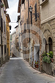 Gambassi Terme, medieval city in Tuscany photo