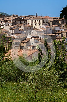 Gambatesa, old village in Molise, Italy