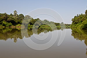 Gambia river in Niokolo Koba photo