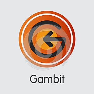 Gambit - Crypto Currency Graphic Symbol.