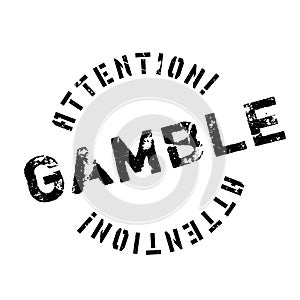 Gamble rubber stamp