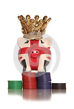 Gambling on Britains future piggy bank