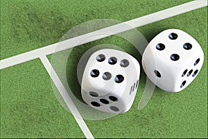 Gambling with dice and football win money