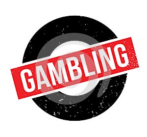 Gambling rubber stamp