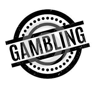 Gambling rubber stamp