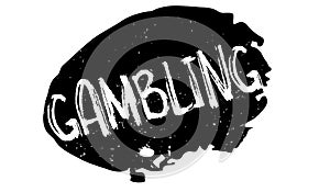 Gambling rubber stamp