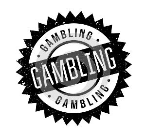 Gambling rubber stamp