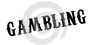 Gambling rubber stamp