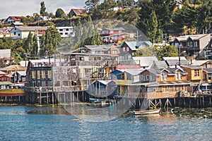 Gamboa Palafitos Stilt Houses - Castro, Chiloe Island, Chile