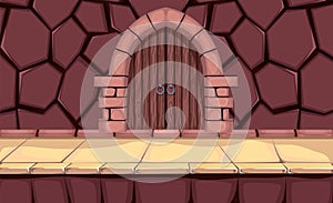 game background cartoon  , The door to the next level