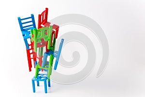 Game Balancing Chairs, Tower of Chairs.