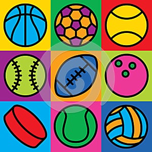 Game Ball Icons