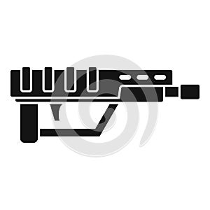 Game blaster icon, simple style