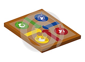 game board parchis photo
