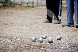 Game of boules photo