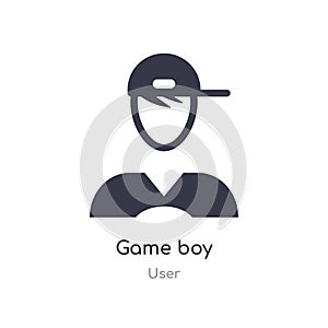 game boy icon. isolated game boy icon vector illustration from user collection. editable sing symbol can be use for web site and