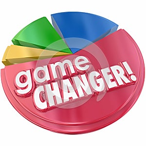 Game Changer Pie Chart Growing Market Share Competition