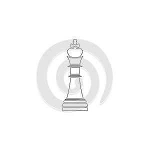 Game chess. flat vector icon