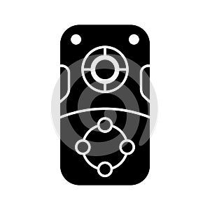 Game console   Flat inside vector icon which can easily modify or edit