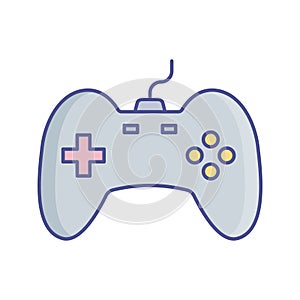Game console  Flat inside vector icon which can easily modify or edit
