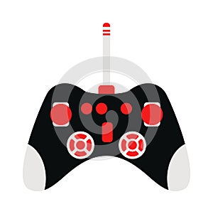 Game console joystick illustration