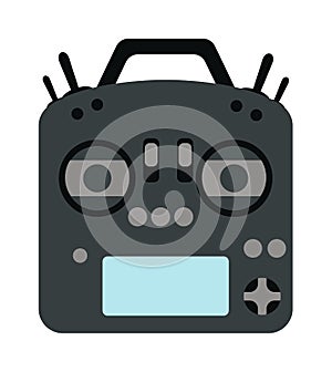 Game console joystick illustration