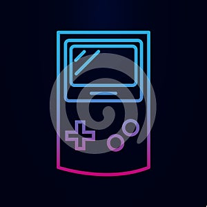 Game console nolan icon. Simple thin line, outline vector of web icons for ui and ux, website or mobile application