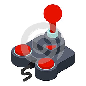 Game controller icon, isometric style